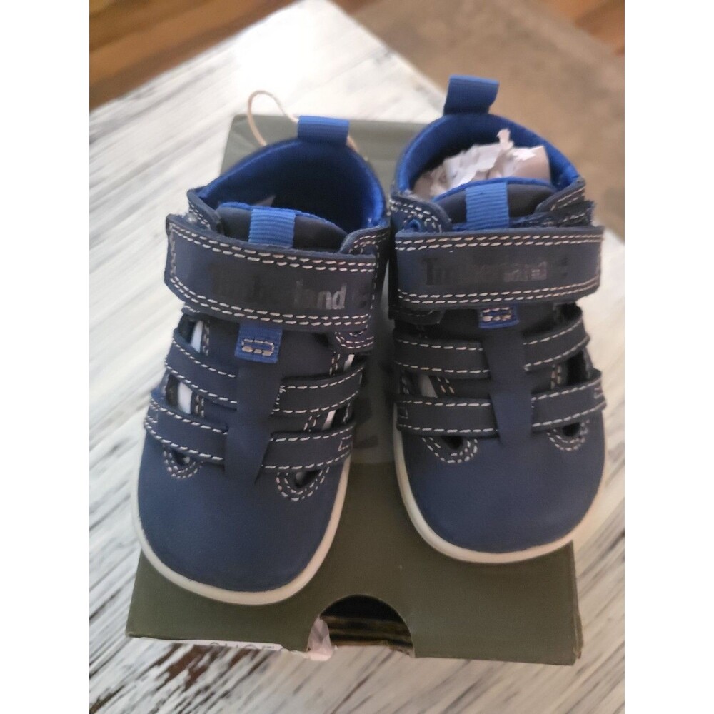 Timberland Kids Boys Fisherman Sandals Toddler  Shoes Navy Blue  Size 3.5